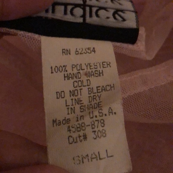 Candice Candice LA sheer top over attached tank - Picture 9 of 9